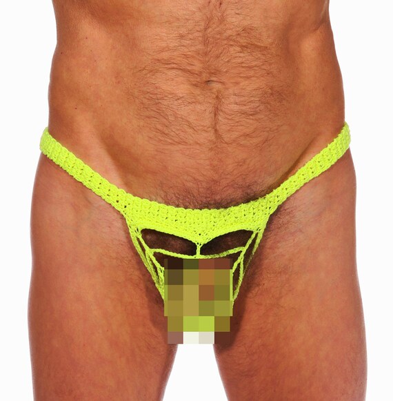 Sexy panties Erotic underwear Crochet sexy men G string Super