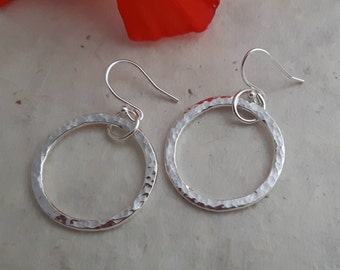 Sterling Silver 'Circles' Earrings