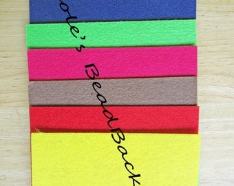 Nicole's BeadBacking 12x9 NBB 7 colors Bead Embroidery Soutache Shibori Beading Free Tuts