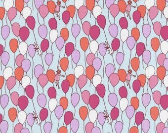 Michael Miller Children at Play BLLOONS Aqua SARAH JANE fabric 1/2 yard