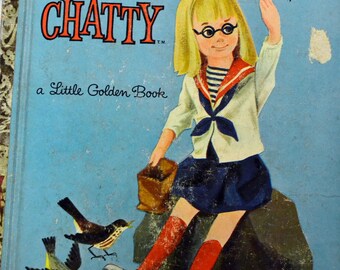 Charmin Chatty Little Golden Book Children's Book Mattel Doll Book