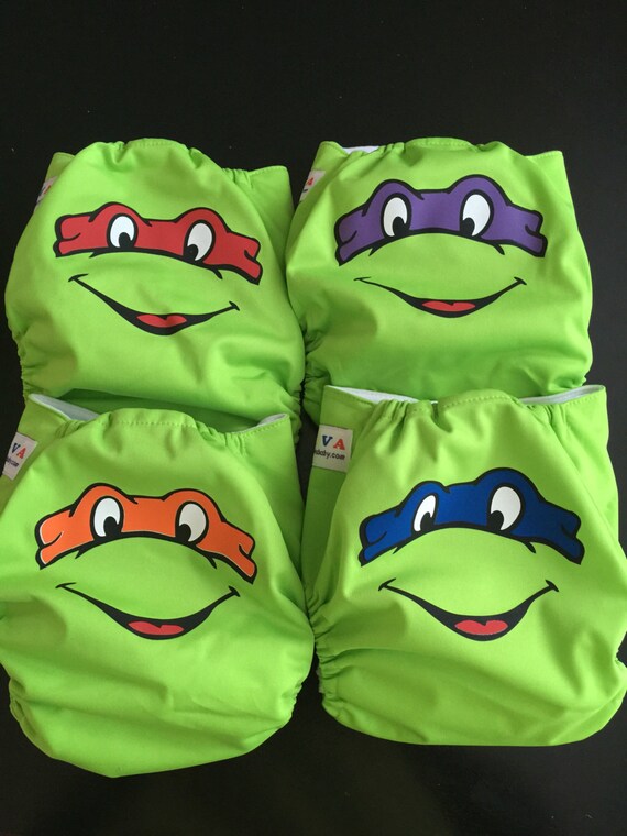 Ninja Turtle Cloth Diaper Pocket Cloth Diaper Donatello