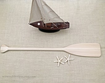 52 Paddle Unfinished Wood Oar for Nautical Beach by 