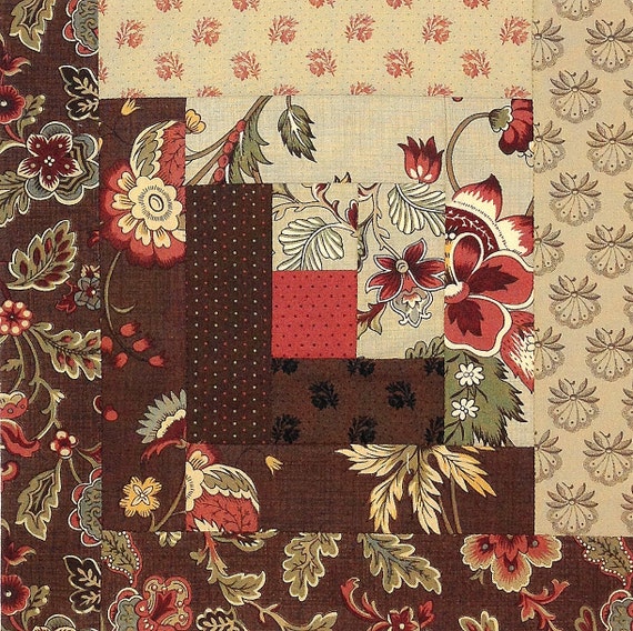 Log Cabin Block JORDAN PreCut Quilt Kit Moda by JordanFabrics