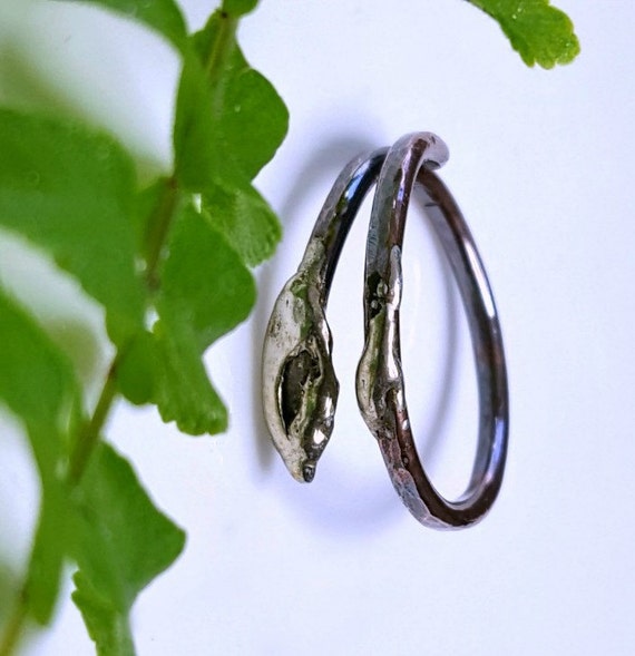 symbolic snake ring serpent ring healing jewelry symbolic