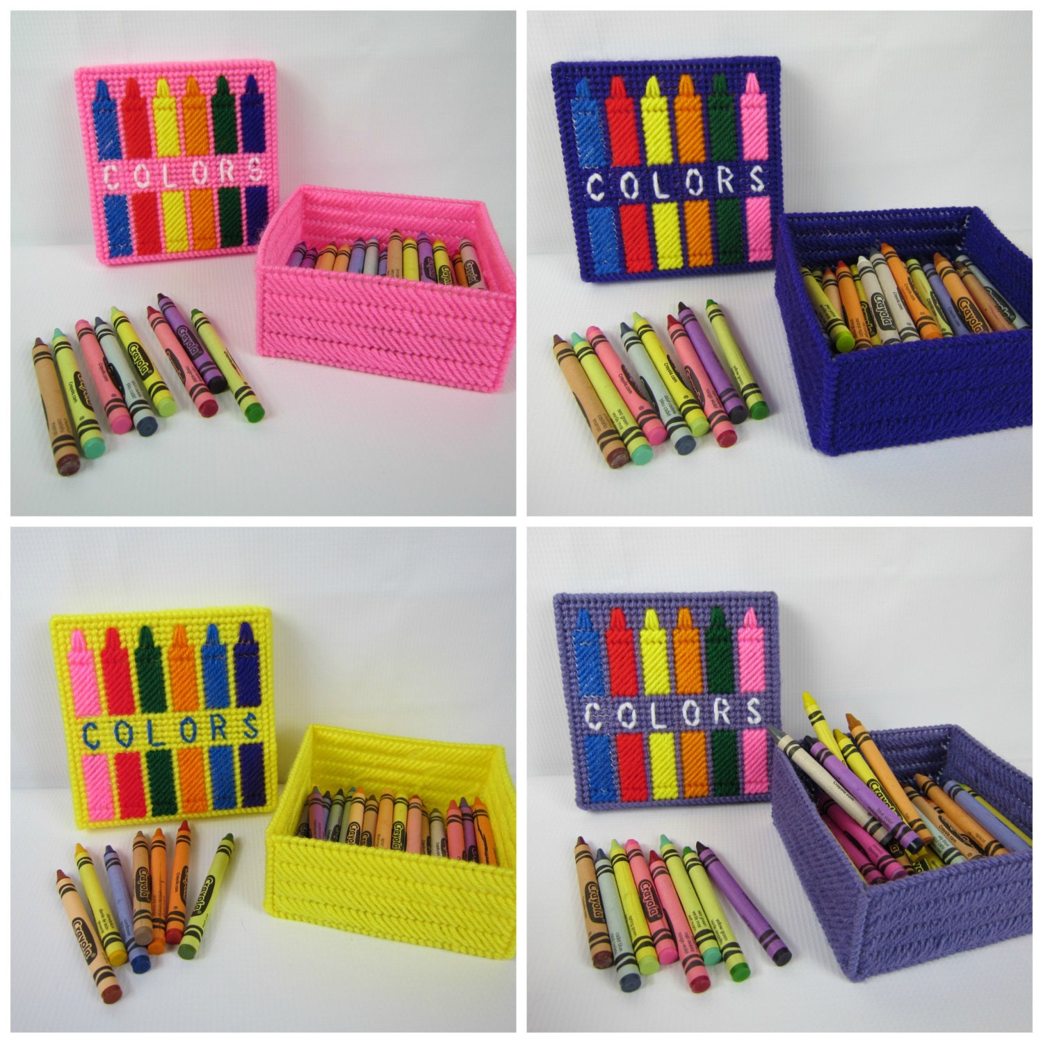 Crayon Box Holder Kids Crayon holder Childs color box