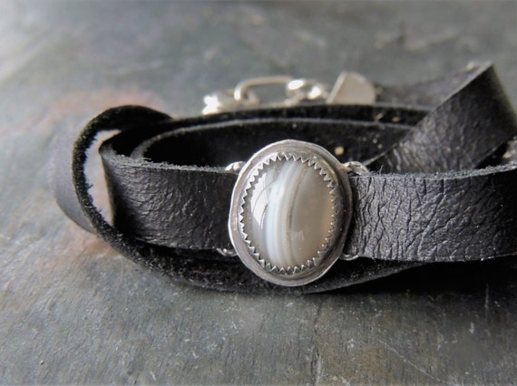 leather cuff bracelet 3 times wrap bracelet by dianesaddiction leather cuff bracelet 3 times wrap bracelet by dianesaddiction