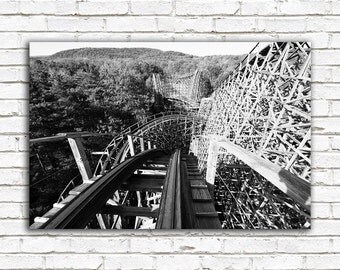 Roller coaster art | Etsy