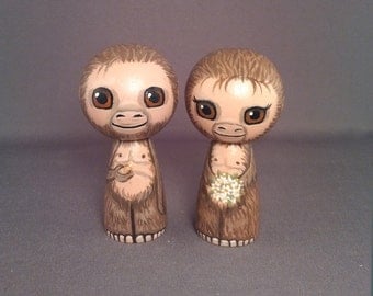 Bigfoot Wedding Toppers Sasquatch