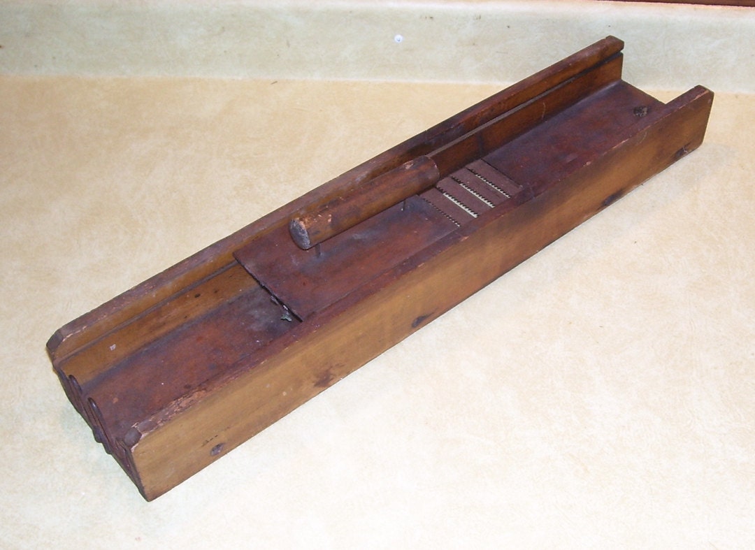 Antique Wood Vegetable Cutter Sauerkraut Cutter Rustic