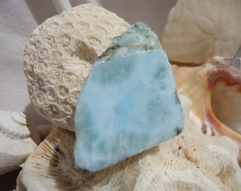 Larimar Slab #108 - Atlantis, Soul Mate, Heart Healing Stone