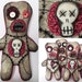 Horror Doll Voodoo Art Doll Fabric Doll