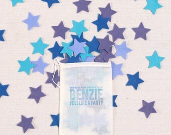 Felt Stars // Felt-Fetti by Benzie // Die Cut Felt, Star Shapes, 4th of July Crafts, Hair Clip Supply, Star Confetti, Star Embellishments