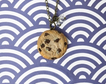 Cookie Necklace - Bronze - Miniature Food