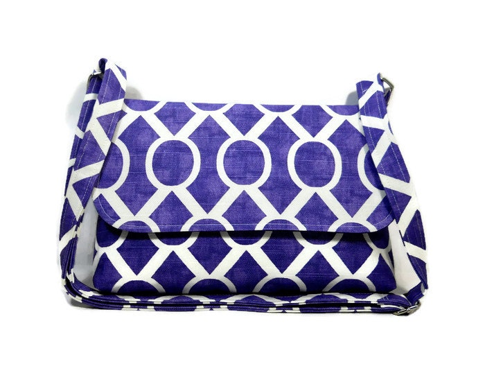 small purple crossbody bag