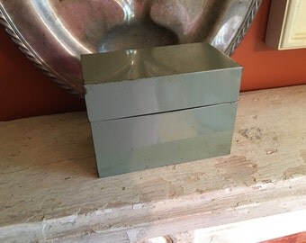 Green Vintage Ohio Art Recipe Box