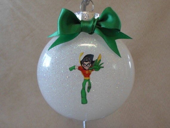 handmade batman robin 3 round glass christmas by handmade batman robin 3 round glass christmas by