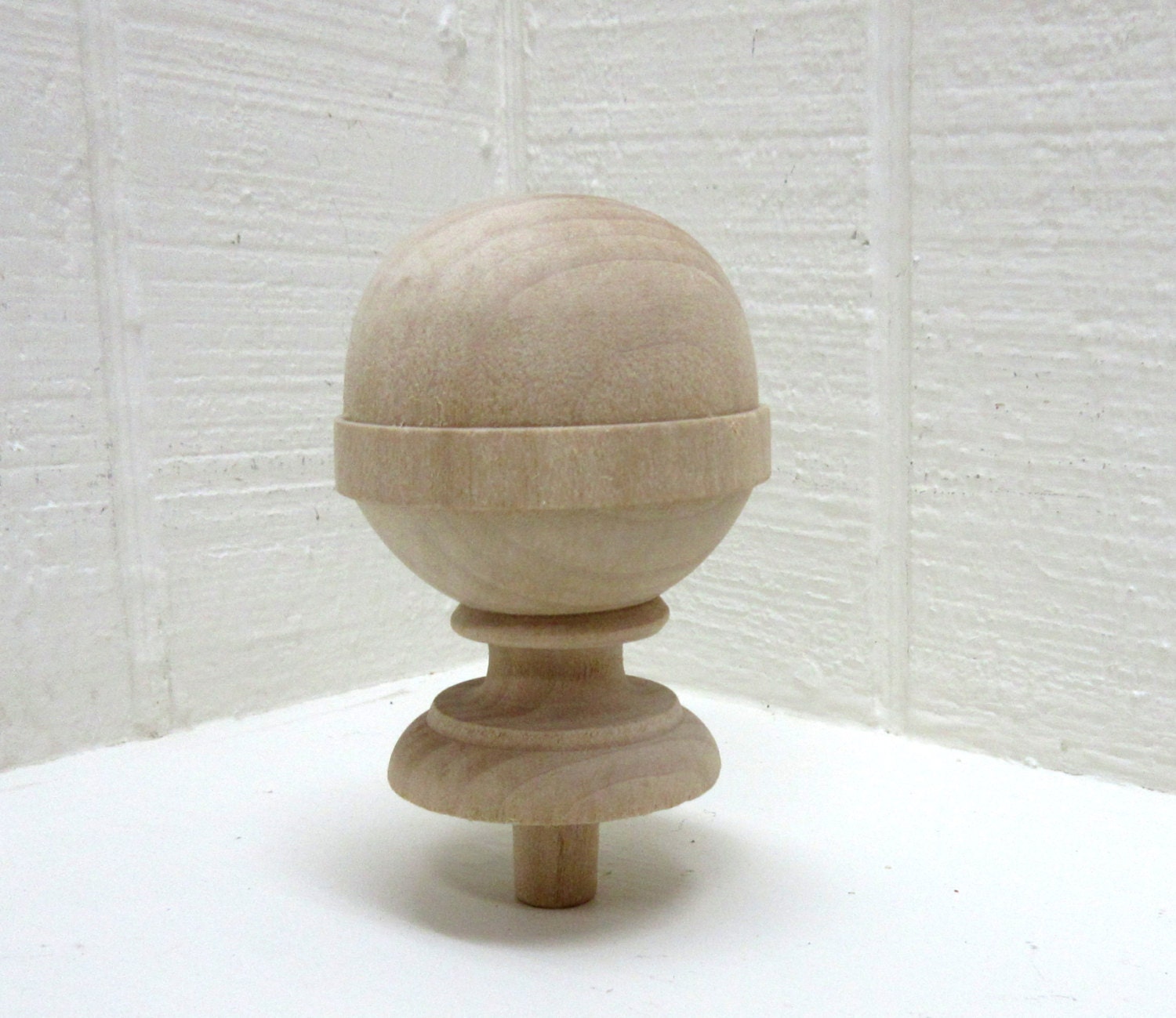 Finial Unfinished Wood Finial With Nice Profile