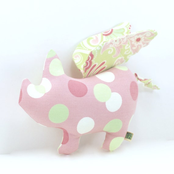 Extra Durable Dog Toy When Pigs Fly 'DOUBLE FABRIC LAYER