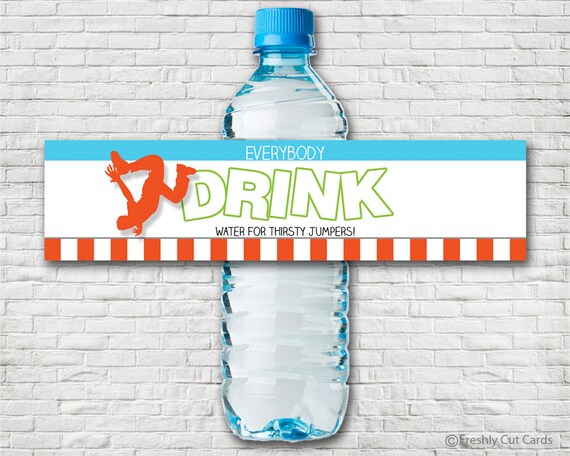 Everybody Jump Water Bottle Labels Il_570xn
