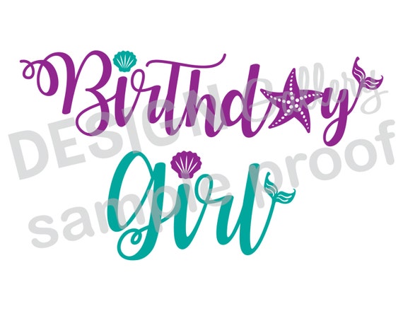 Free Free 228 Birthday Mermaid Svg Free SVG PNG EPS DXF File