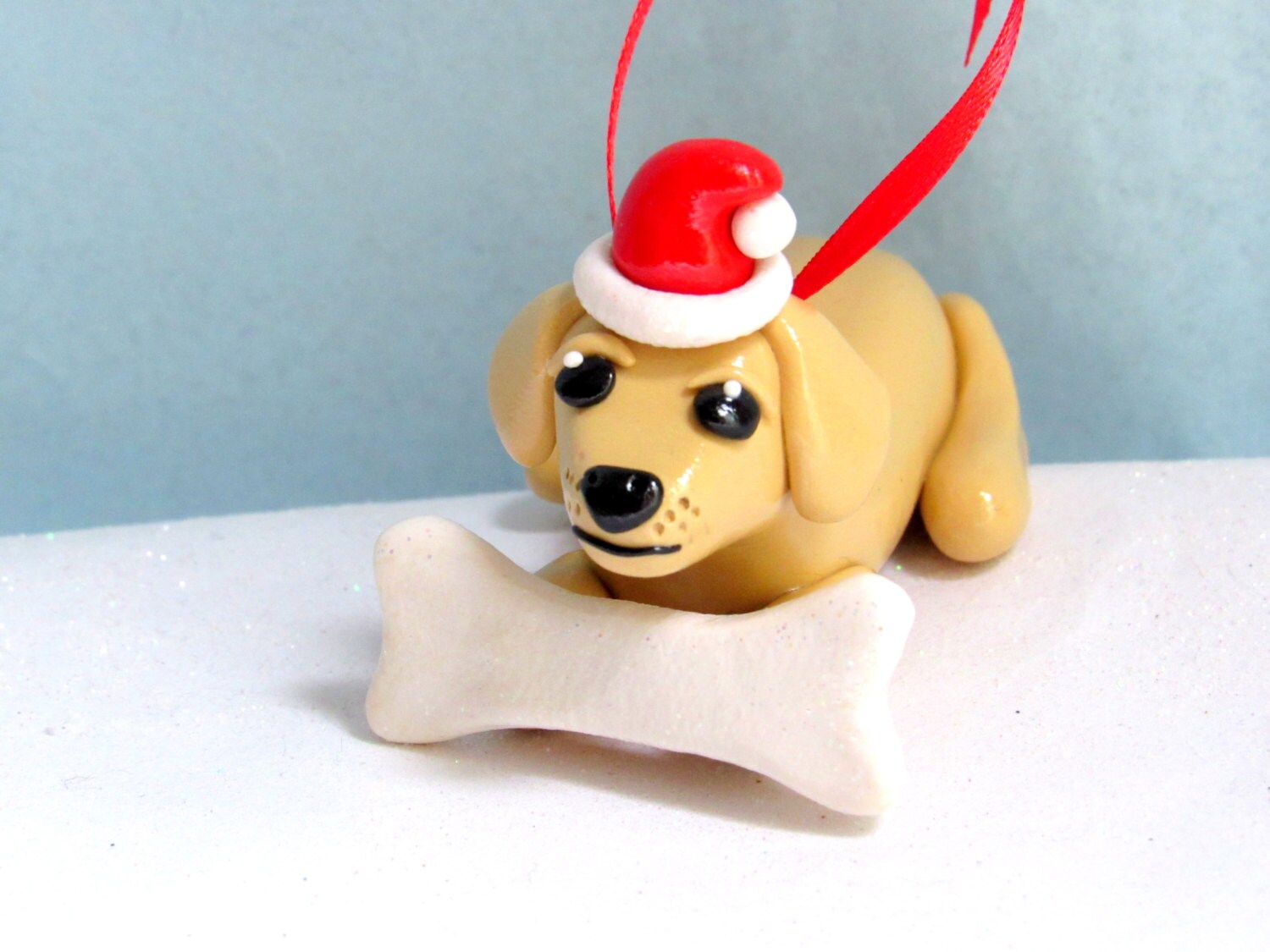 Labrador Christmas Ornament Yellow Lab Christmas Ornaments Pet