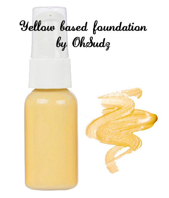 YELLOW Based Mineral Foundation Great for Rosacea and Acne