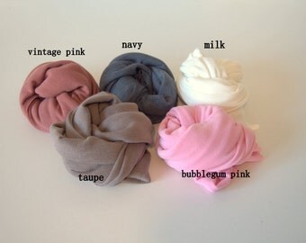 READY TO SHIP-Take 3 Wraps On Special Price-Newborn Wraps,Photography Prop Wraps,Jersey Fabric Wraps Newborn Baby Wraps,Layering Fabric