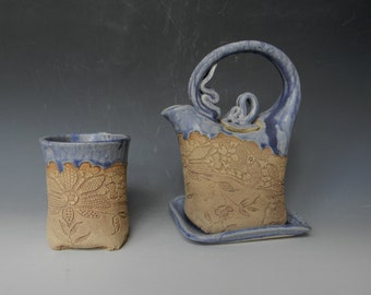 Antique Lace Impressed 1 Cup Tea Set
