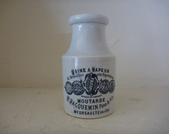 French Mustard Jar