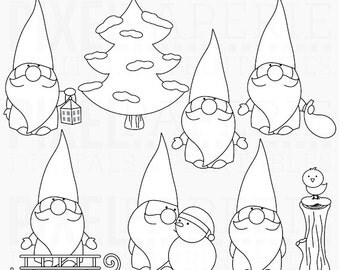 Download Gnome clipart | Etsy