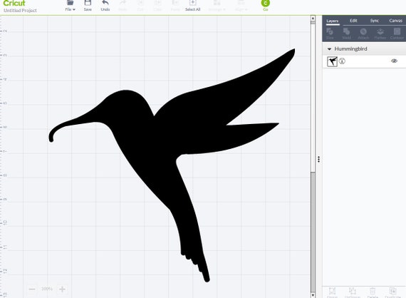 Download Hummingbird SVG DXF png pdf / bird cutting file / Cricut ...