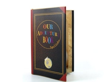 Engagement Ring Book Safe - Our Adventure Book - Custom Proposal Ring Marriage Hollow Book