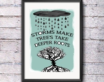 Items similar to Deep Roots // Art Print of Original Painting ...