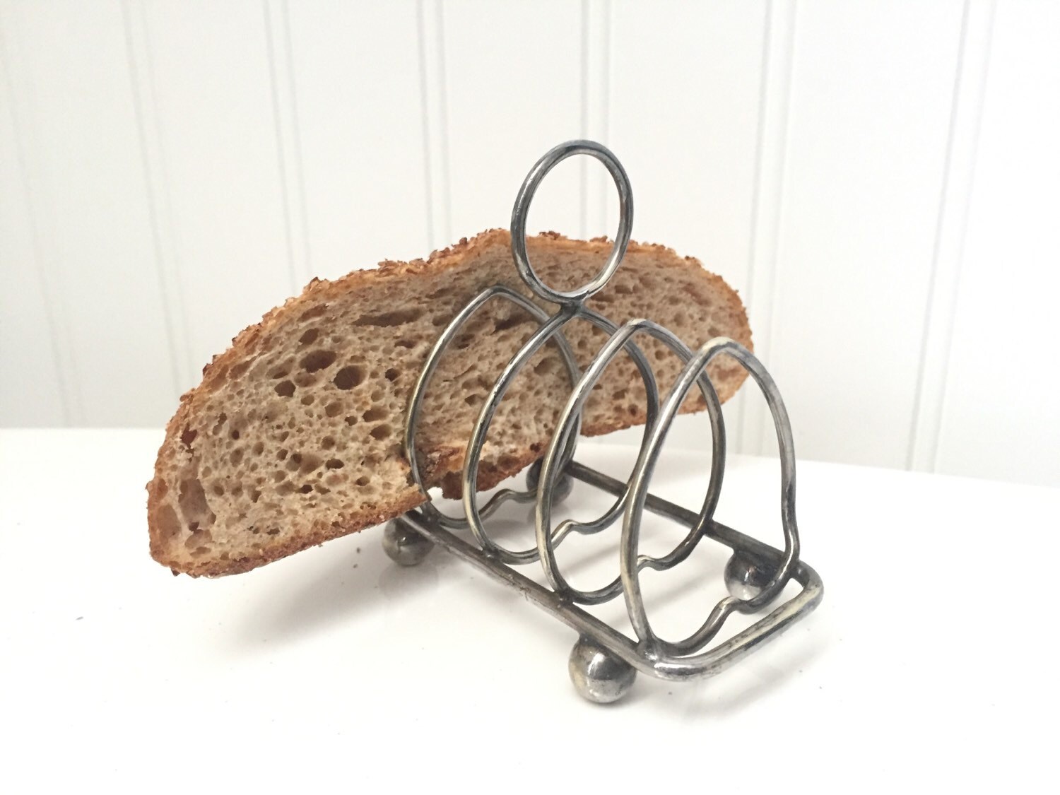 Silver Toast Rack Vintage Silver Serving Toast Holder