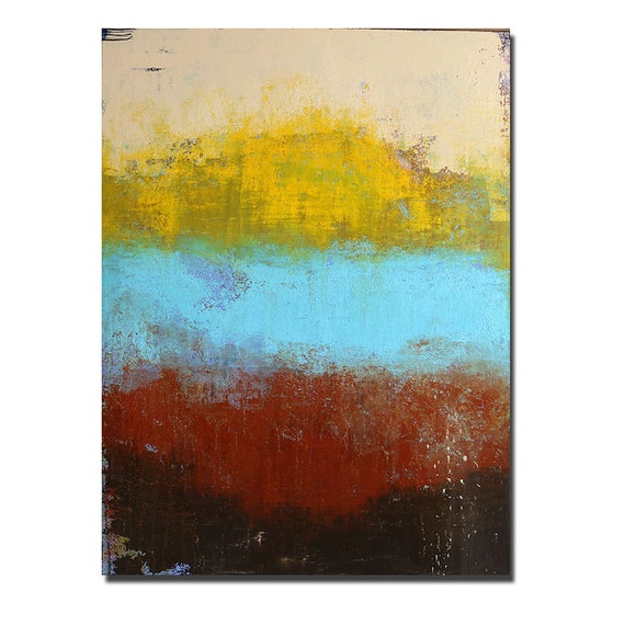 COLOR BLOCK.......original acrylic painting abstract art