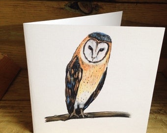 Owl card, greetings, celebration, birthday, owls, for owl lovers