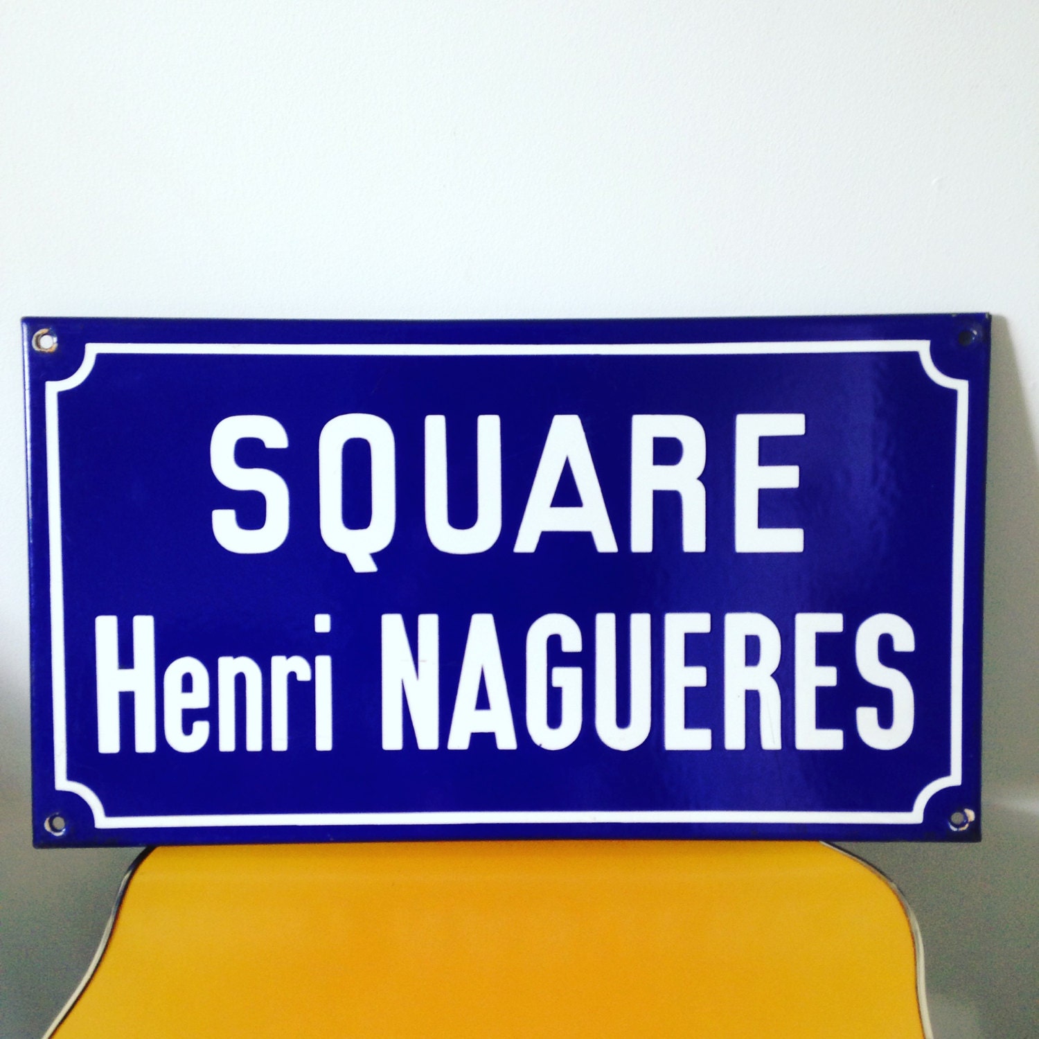 Vintage French Road Sign