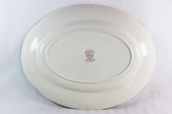 Johnson Brothers Windsor Ware Dover Brown & White Large