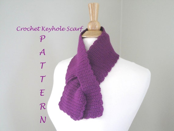 pattern crochet neck keyhole warmer Pattern, Through Keyhole Easy Warmer Crochet Pull Scarf, Neck PDF