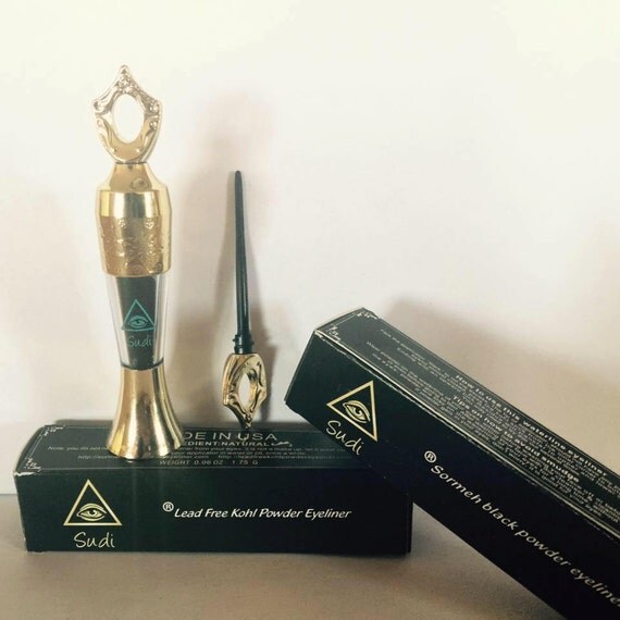 Sudi sormeh black powder eyeliner Sudi by LeadFreekohleyeliner