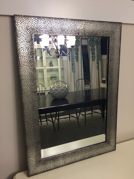 Hammered Metal Mirror