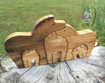 Wooden Puzzle Zebra Wood Puzzle Animal Puzzle Zoo Animal Kids Puzzle Wooden Toy Wood Toy Baby Puzzle Baby Shower Gift Nursery Gift