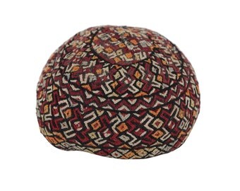 3 x 18 Hat Old Handmade Turkoman Hat Central Asian Tribal Hat Head Wear Head Dress Ethnic Hat - FAST SHIPMENT with ups - 07597