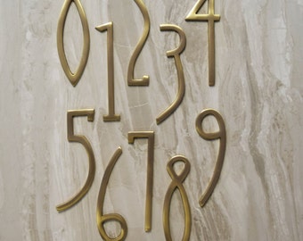 Deco style house numbers Deco style house numbers