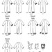 UNCUT Mens and Womens Animal Suit Costume Sewing Pattern McCall's 6106 Size XLarge Halloween Costume, Cat, Kangaroo, Tiger, Lion, Rabbit