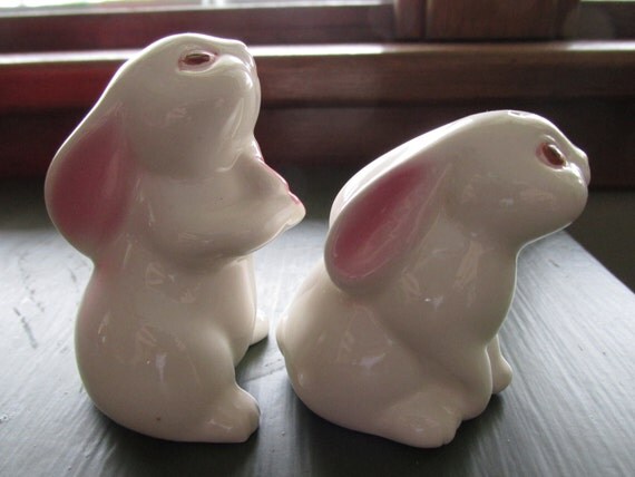 Pair of Bunnies Salt and Pepper