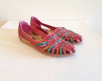 rainbow huaraches sandals