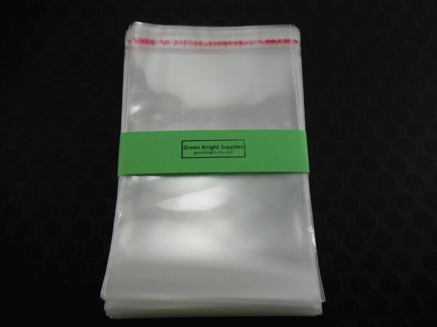 100 Pcs Clear Resealable Cellophane Bags 9cm wide x 13cm