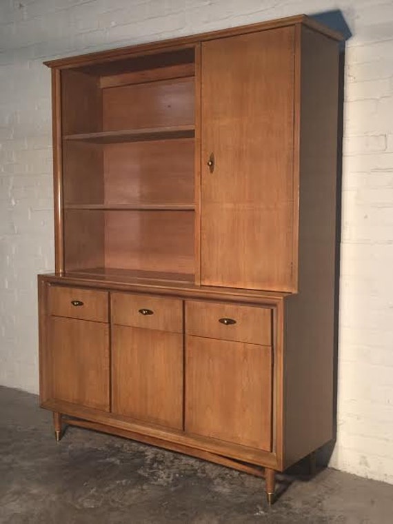 Mid-Century Modern China Cabinet / Hutch / by ...
